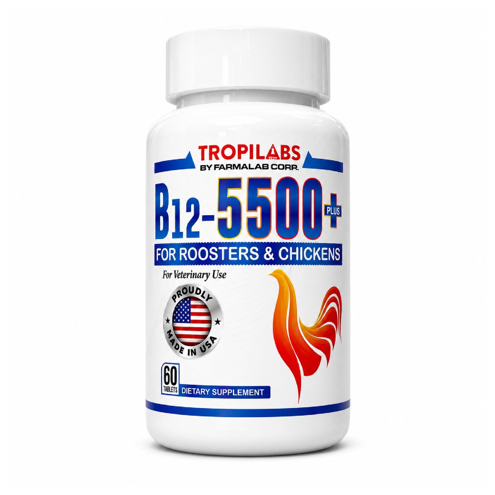 B12-5500+ for Roosters 60 tablets